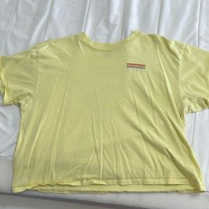 Womens oneill cropped oversized tee